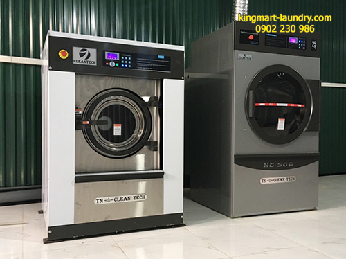 máy sấy công nghiệp cleantech lồng máy được làm bằng AISI304